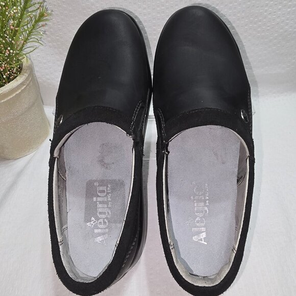 ALEGRIA EMRY OILED BLACK CLOG WOMENS SIZE 36 EURO (US SIZE 6.5) EUC - Picture 10 of 10
